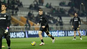 O onze do Sporting para o jogo com o Portimonense