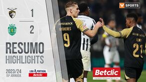 O resumo do Portimonense-Sporting, 1-2: golos, casos e outros lances