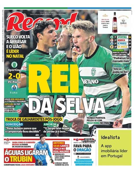 Este leão é candidato a entrar na história: Sporting pode chegar aos 22  jogos sem derrotas - Sporting - Jornal Record