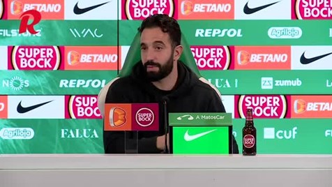 Rúben Amorim: Não quero ser pragmático, quero é que a equipa jogue bem  porque assim ganhamos mais jogos