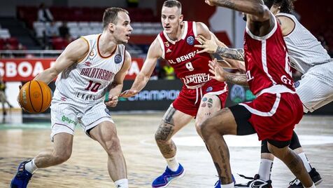 Benfica perde com Galatasaray na Liga dos Campeões de basquetebol