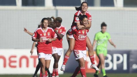 Futebol feminino: Benfica sobe para o 15.º lugar no ranking da UEFA