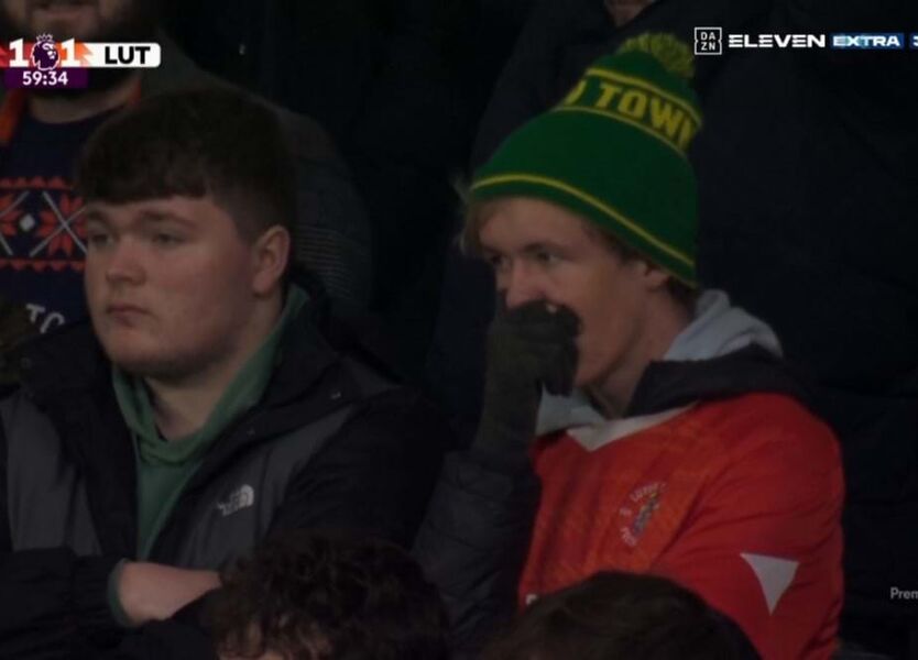 Visão  Capitão do Luton teve colapso em pleno jogo em Bournemouth