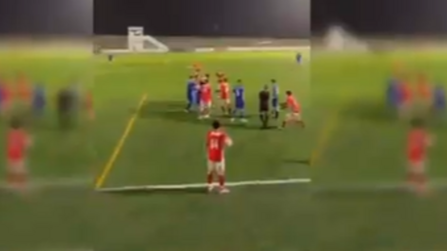 Imagens do jogo de juniores mostram ânimos quentes