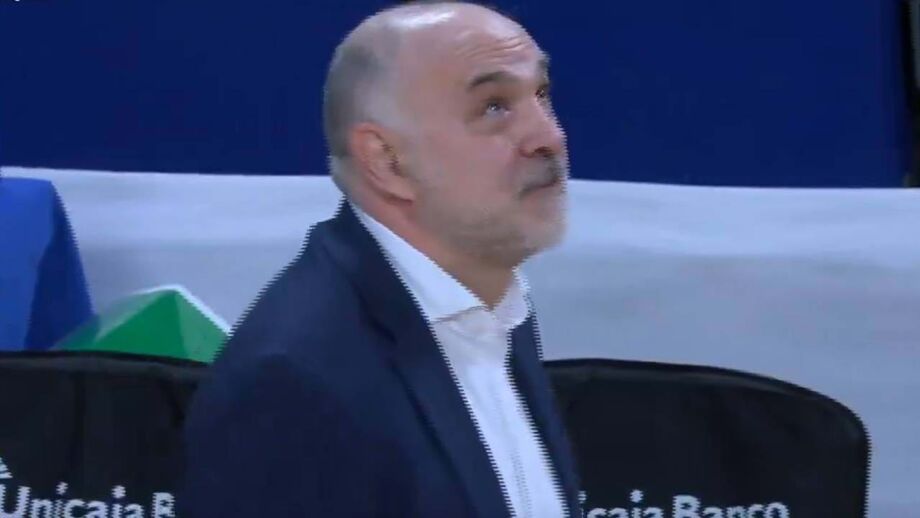 Pablo Laso não conseguiu evitar as lágrimas