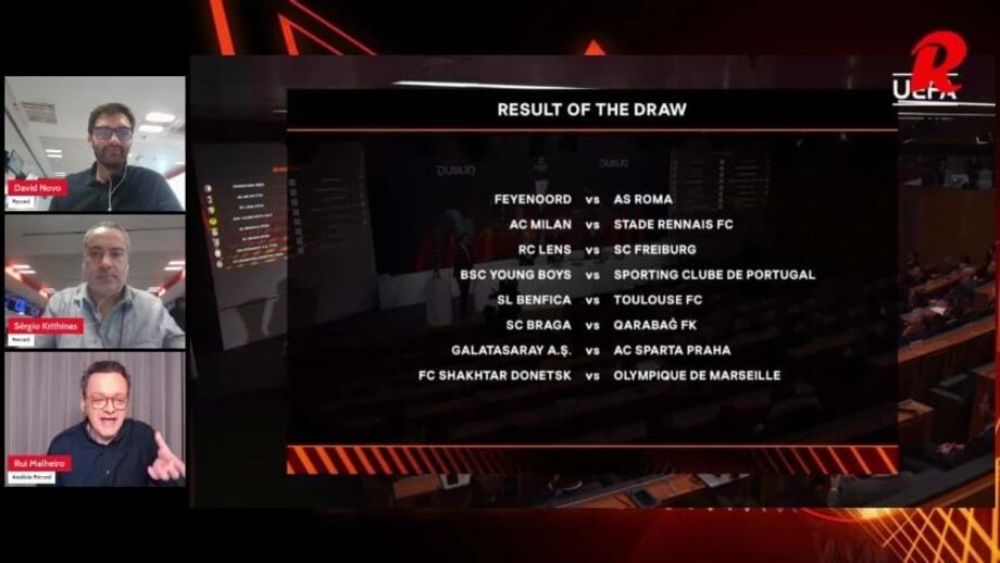 Águias defrontam equipa francesa no playoff da Liga Europa