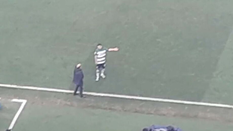Pepe ficou no chão e gerou-se a confusão