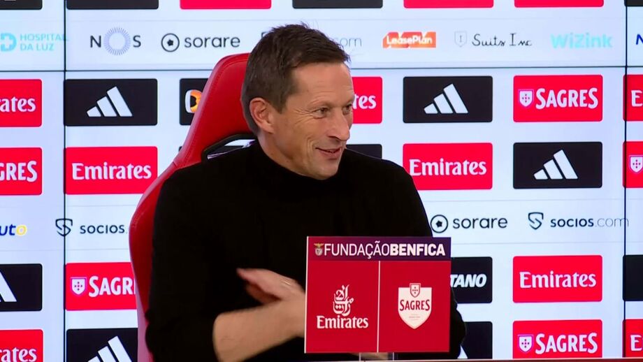 Treinador do Benfica comentou as declarações do avançado à BTV no final do jogo com o Famalicão