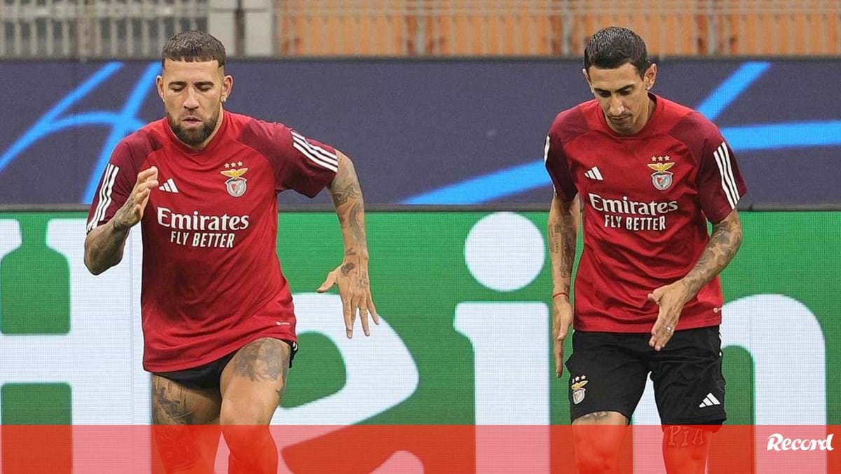 Otamendi e Di María já no Seixal e Aursnes com contusão na perna direita