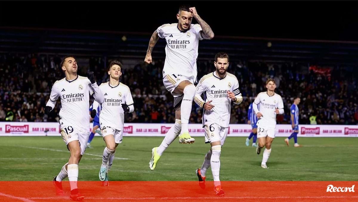 Real Madrid nos 'oitavos' da Taça do Rei