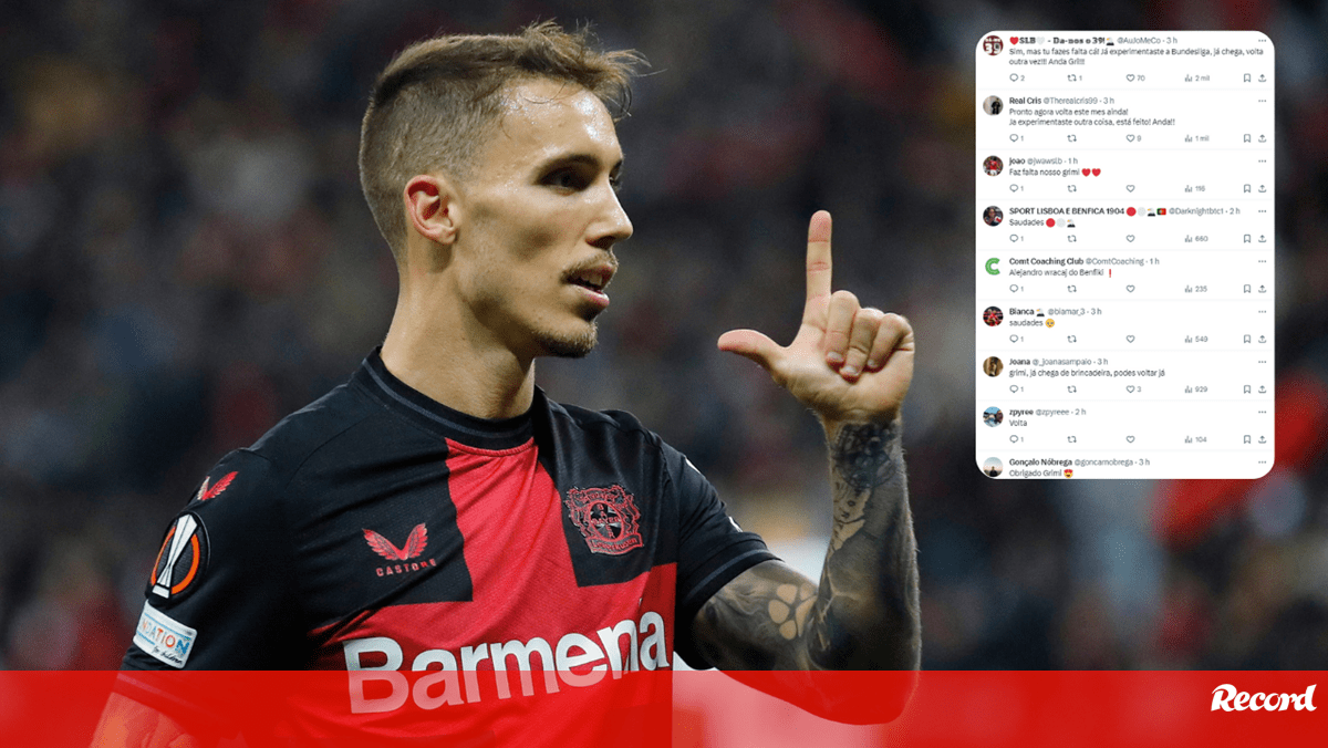 Grimaldo elogia vitória do Benfica na Taça e adeptos benfiquistas fazem pedidos: «Volta craque, fazes tanta falta»