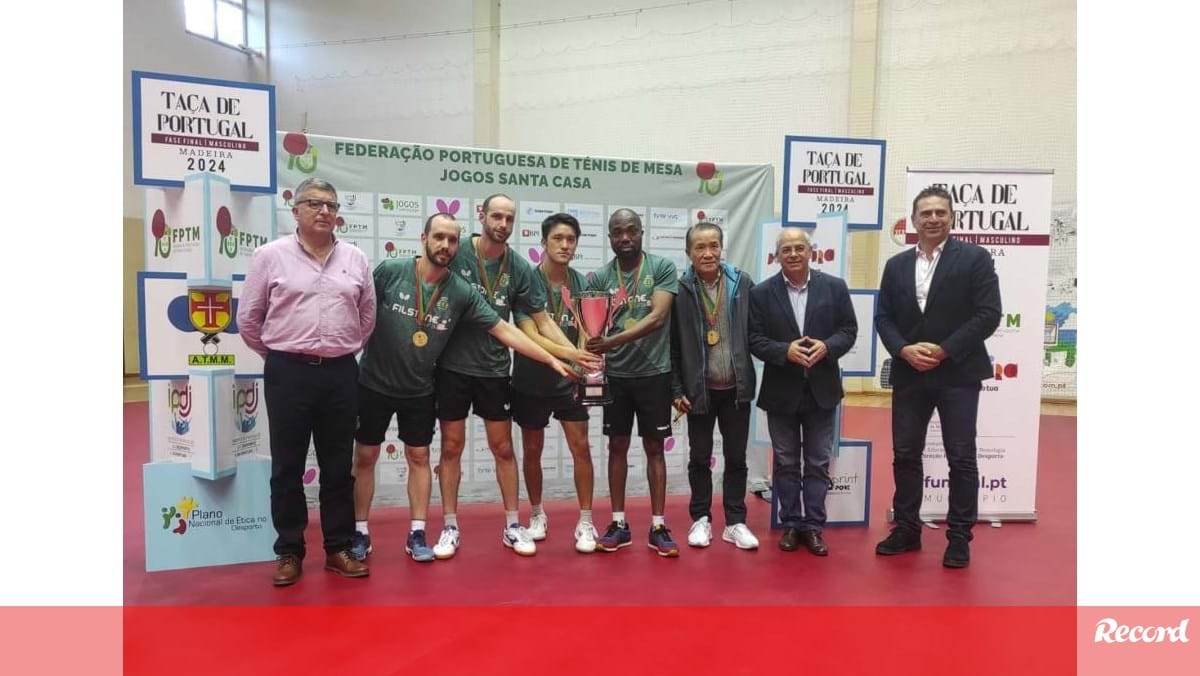 Sporting conquista terceira Taça de Portugal de ténis de mesa masculino consecutiva