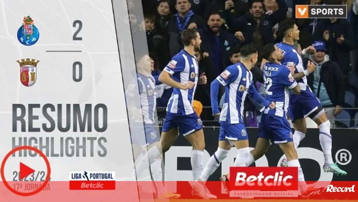 O resumo do FC Porto-Sp. Braga: golos, casos e outros lances