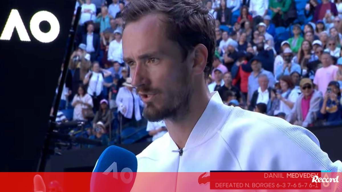 Medvedev elogia agressividade de Nuno Borges: «Ainda bem que não fomos ao quinto set»