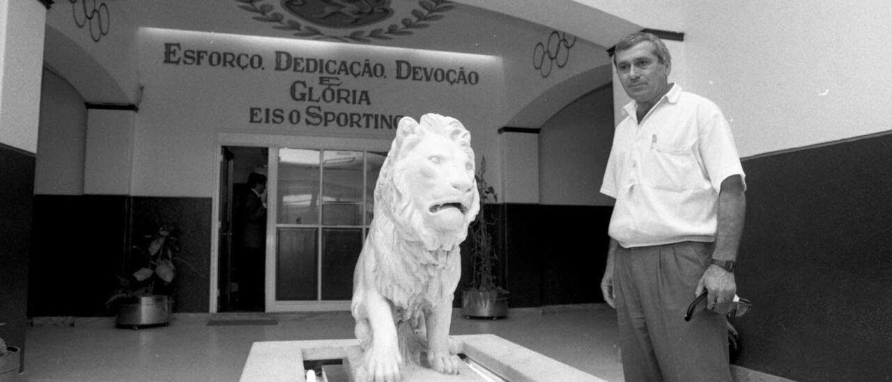 Mário Lino sempre com o seu Sporting