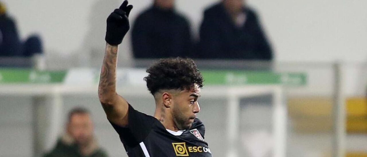 Rafael Brito estreou-se pelo Casa Pia diante do Moreirense 
