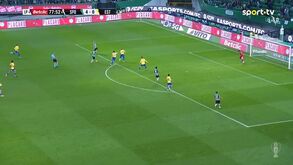 Sporting-Estoril: Trincão arrancou desde o meio-campo e marcou este grande golo