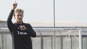 Hjulmand em recuperação com os titulares do Sporting