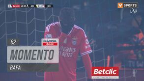 Relva prega partida e Rafa falha terceiro golo do Benfica