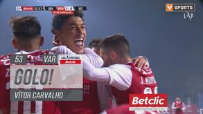 Tudo começa num calcanhar de Ricardo Horta: foi assim o golo de Vítor Carvalho no dérbi minhoto