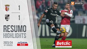 O resumo do Sp. Braga-V. Guimarães: os golos, os casos e outros lances