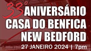 Eliseu e Mantorras no aniversário da Casa do Benfica de New Bedford