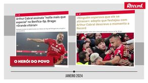 Das críticas e pirete aos golos decisivos com festejo junto dos adeptos: como a vida de Arthur Cabral mudou num mês