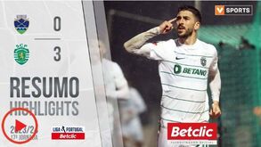 O resumo do Chaves-Sporting: golos, casos e outros lances