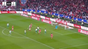 António Silva foi até à área do Rio Ave e completou a reviravolta do Benfica com este golo