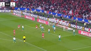 Marcos Leonardo radiante no Benfica