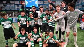 Sub-13 do Sporting conquistam torneio na Holanda 