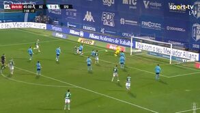 Gyökeres redimiu-se do falhanço e fez assim o empate no Vizela-Sporting