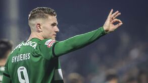 «Parece repetição mas não é»: Gyökeres volta a ser eleito o melhor do mês na Liga
