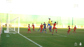 Cristianinho bisou pelos Sub-13 do Al Nassr e o segundo golo é à... Cristiano Ronaldo
