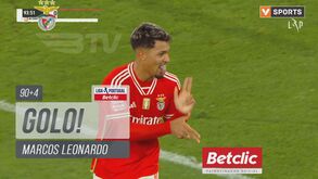 Marcos Leonardo volta a marcar pelo Benfica: brasileiro fechou contas da vitória sobre o Boavista