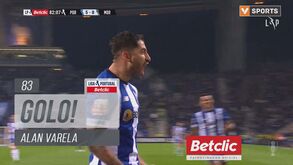 Assim foi a estreia de Alan Varela a marcar pelo FC Porto