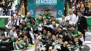 Sporting bate Benfica e conquista Taça da Liga de futsal