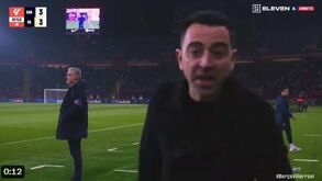 Xavi falou diretamente para a câmara em pleno jogo: «Uma vergonha»