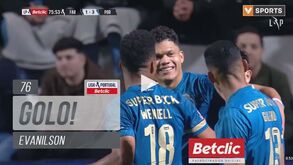 O segundo golo de Evanilson no Farense-FC Porto