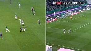 O bis de Gyökeres no Sporting-Casa Pia: começou com túnel de Nuno Santos e terminou com arrancada enorme do sueco