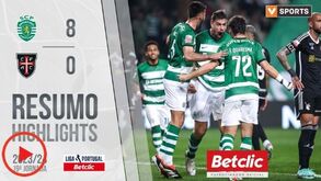 A crónica do Sporting-Casa Pia, 8-0: a noite ruidosa do leão avassalador