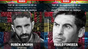Inteligência Artificial aponta Rúben Amorim e Paulo Fonseca como treinadores ideais para o Barça