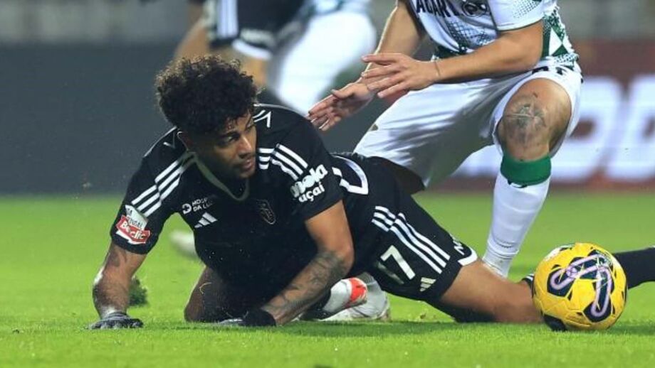 Rafael Brito durante o jogo com o Moreirense, no qual fez duas assistências 