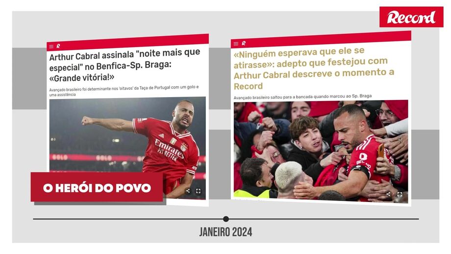 Avançado vive momento positivo no Benfica após altura mais conturbada