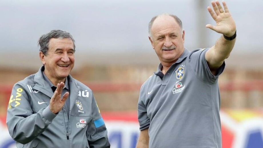 Parreira com Luiz Felipe Scolari