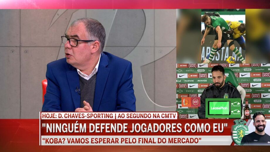 Chefe de redação de Record comenta declarações de Vítor Baía sobre avançado do Sporting
