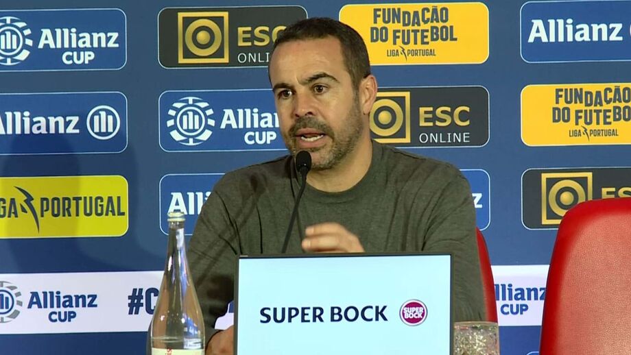 Técnico do Sp. Braga reconheceu que o Sporting esteve por cima na primeira parte