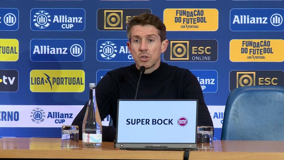 Técnico do Estoril comentou a vitória sobre o Benfica e consequente apuramento para a final da Allianz Cup