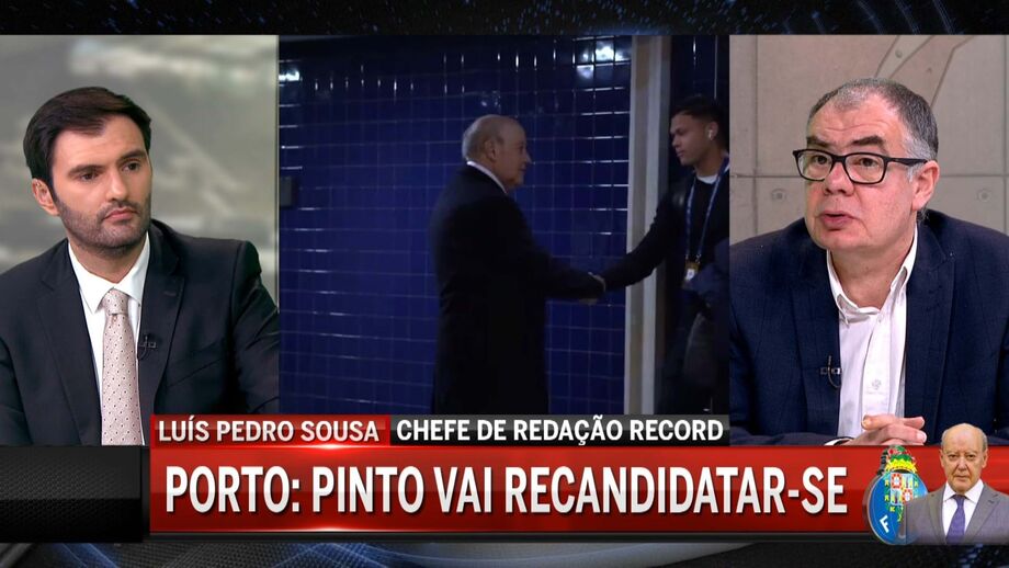 Luís Pedro Sousa, chefe de redação de Record, sobre recandidatura do presidente do FC Porto