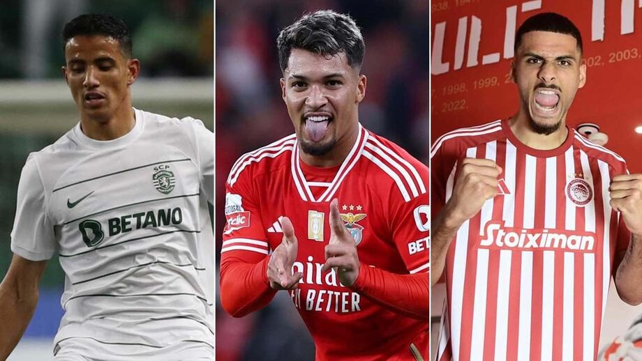 Rafael Pontelo, Marcos Leonardo e David Carmo têm marcadoa janela de transferências de Sporting, Benfica e FC Porto